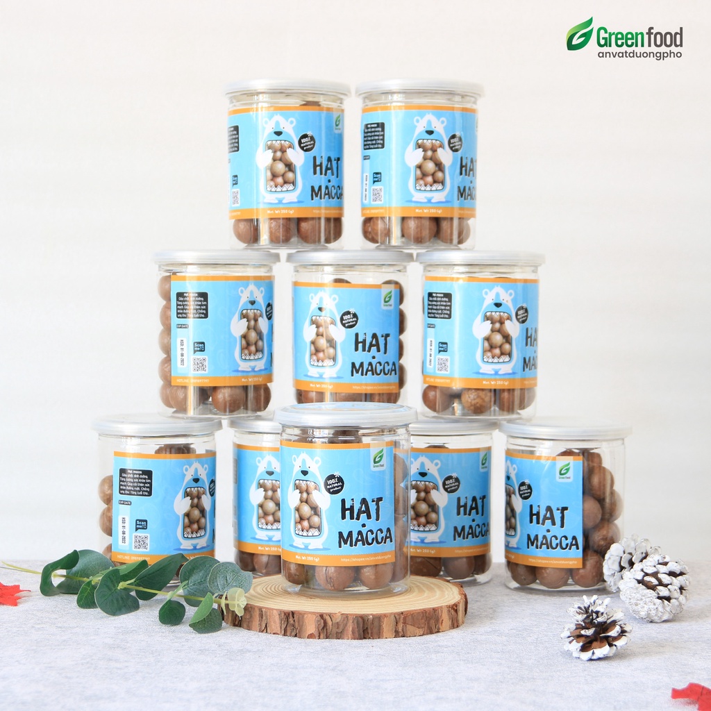 Hạt Macca GREENFOOD 100% tự nhiên tốt cho sức khỏe