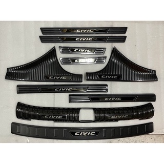 Ốp bậc cửa, bậc cốp honda civic 2022-2024