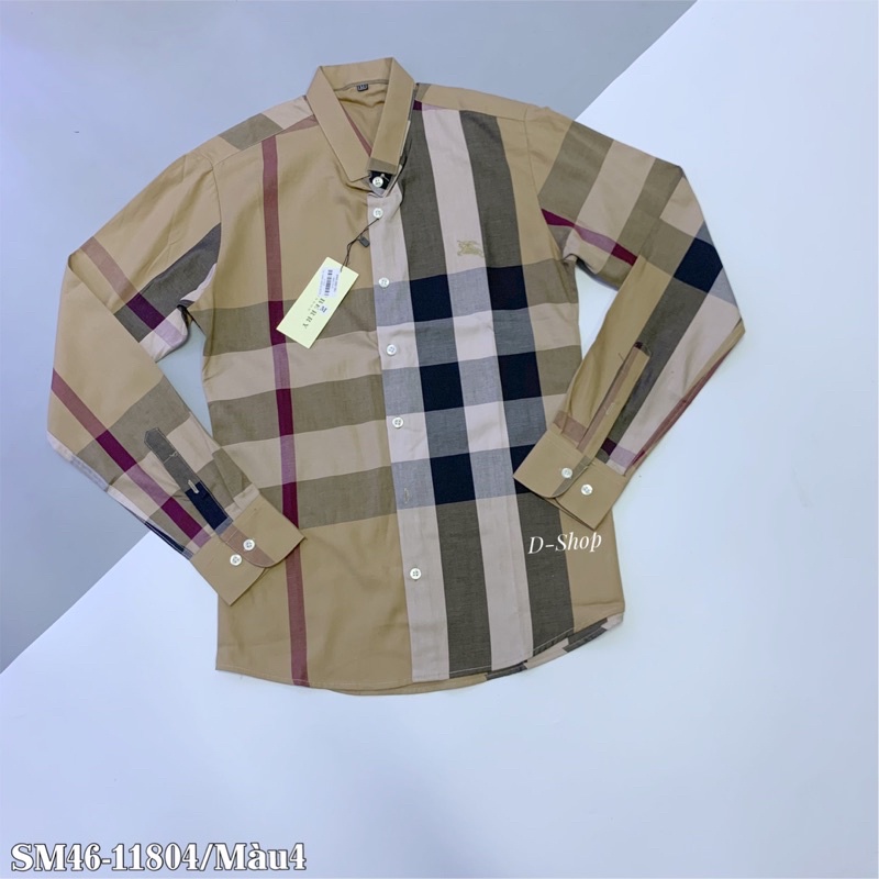 Sơ mi kẻ Nam nhiều màu phối truyền thống , thêu logo ngựa trước ngực SM46 | BigBuy360 - bigbuy360.vn