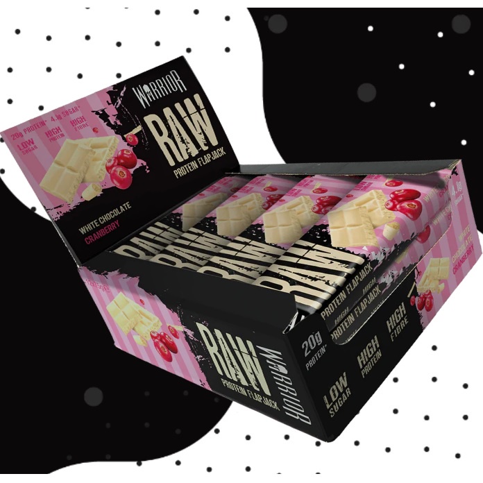 Warrior Raw Protein Flap Jack - Bánh Protein Bổ Sung Protein, Phát Triển Cơ Bắp