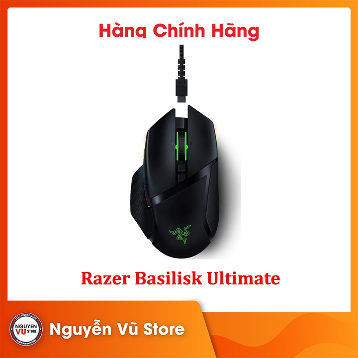 Chuột chơi game Razer Basilisk Ultimate Wireless with Charging Dock (RZ01-03170100-R3A1) – Kèm dock sạc- Hàng Chính Hãng