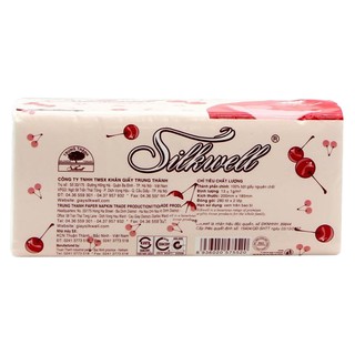 KHĂN GIẤY RÚT SILKWELL ĐỎ 280 TỜ