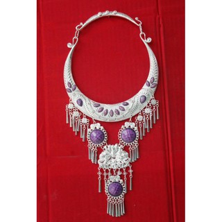 Kiềng cổ mạ bạc