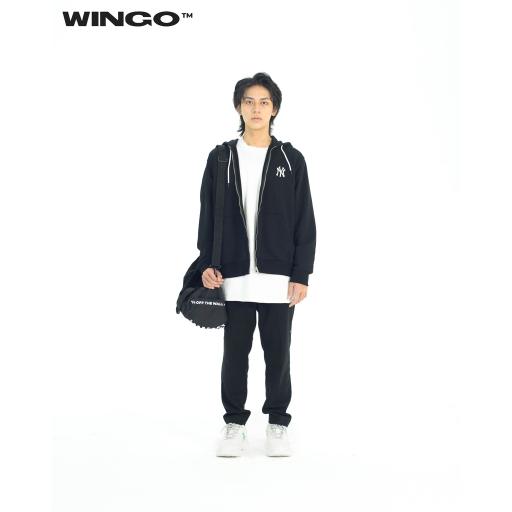 Áo khoác nhẹ MLB Basic Training Zip-up New York Yankees Black