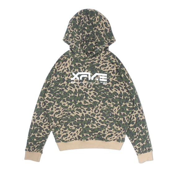 Áo Hoodie khoác Nam Nữ Form Rộng Vải Nỉ Màu Rằn Ri Camo Essential By Local Brand Xfire Unisex