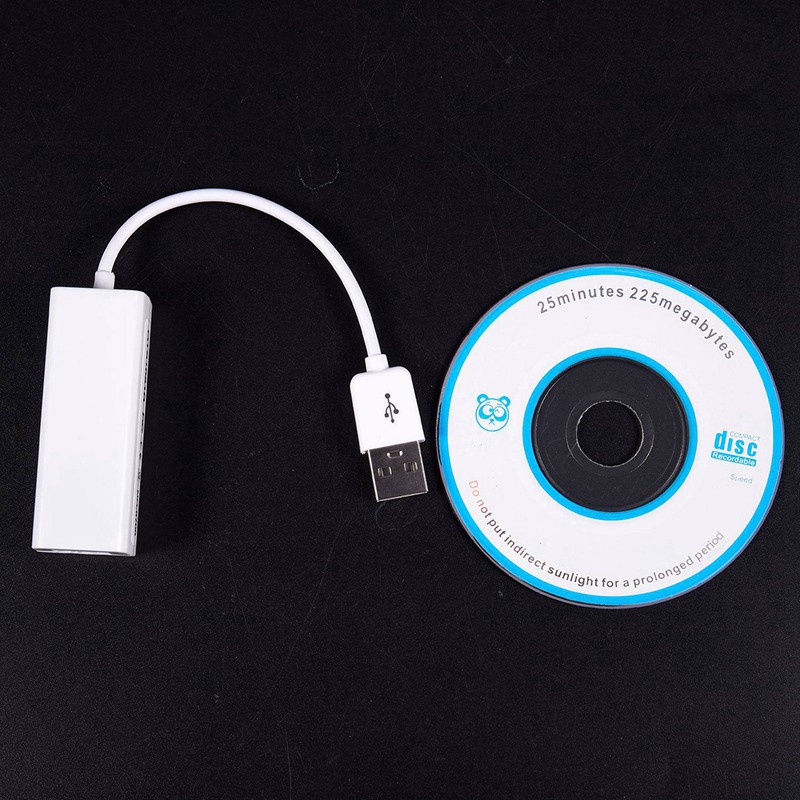 USB 2.0 to RJ45 LAN Ethernet Network Adapter For Apple Mac MacBook Air Laptop PC