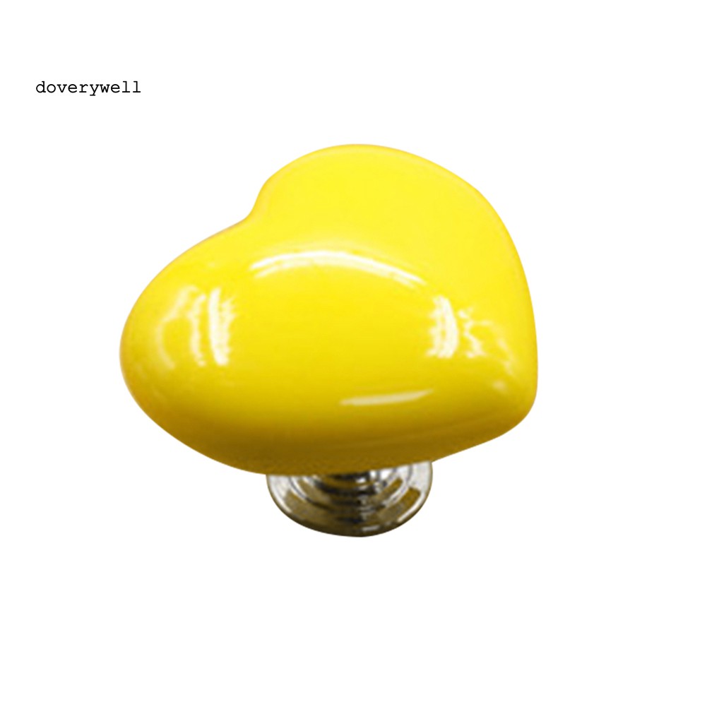 Tay Nắm Cửa Tủ Hình Trái Tim Bằng Gốm