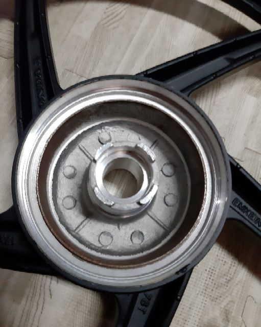 Bánh mâm 5 cây RS thắng đùm có chữ honda cây lớn như hình GẮN WAVE RS,  WAVE S, REM