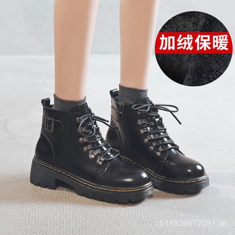 DR. MARTENS Giày Bốt Da Nữ Cổ Cao Đế Dày Thời Trang Anh Quốc 2020 Jfo4