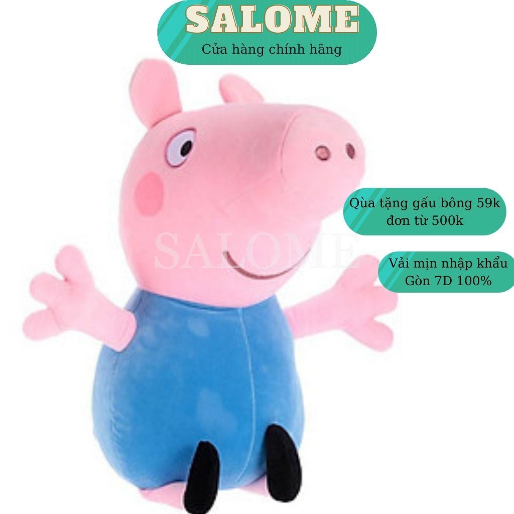 [Mã LIFE20KALL giảm 10% đơn 50K] Gấu Bông Heo Peppa Size 45cm Nhiều Màu Cute, Nhân Vật Hoạt Hình Qùa Tặng Cho Bé