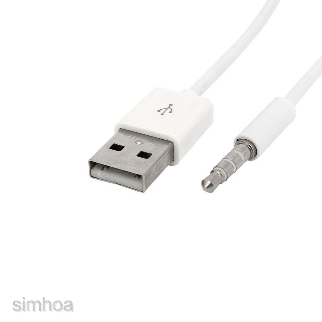 Cáp Sạc Chuyển Đổi Âm Thanh 3.5mm Sang Usb 2.0 Cho Mp3 Xe Hơi