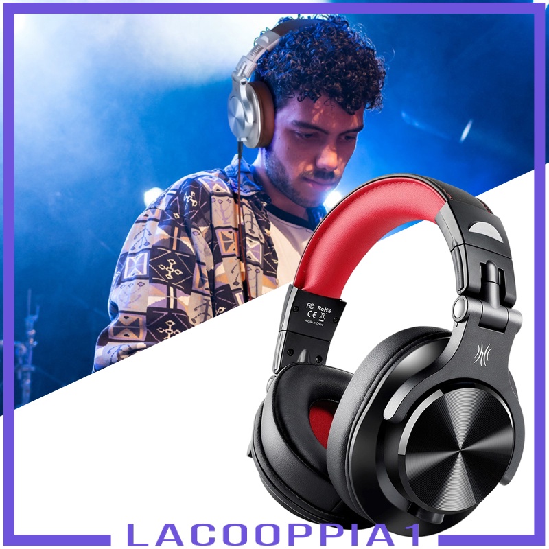 [LACOOPPIA1] A71 Over-Ear Wired Headphones Studio Monitor Headsets with Mic