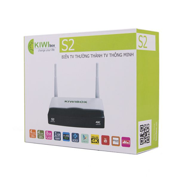 TV Box Kiwibox S2 - Hàng Chính Hãng