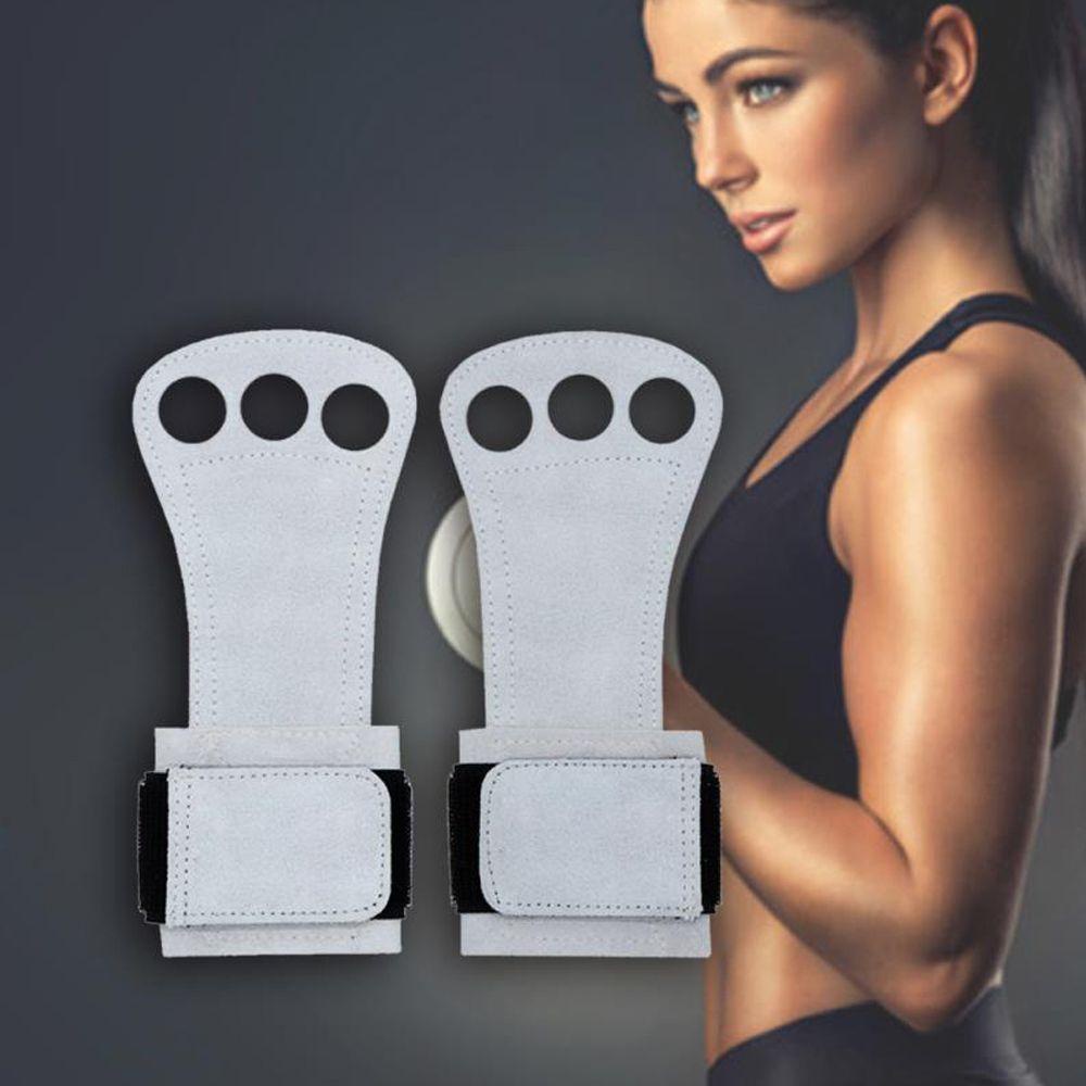 1 Đôi Găng Tay Hở Ngón Chống Trượt Hỗ Trợ Tập Gym / Thể Hình