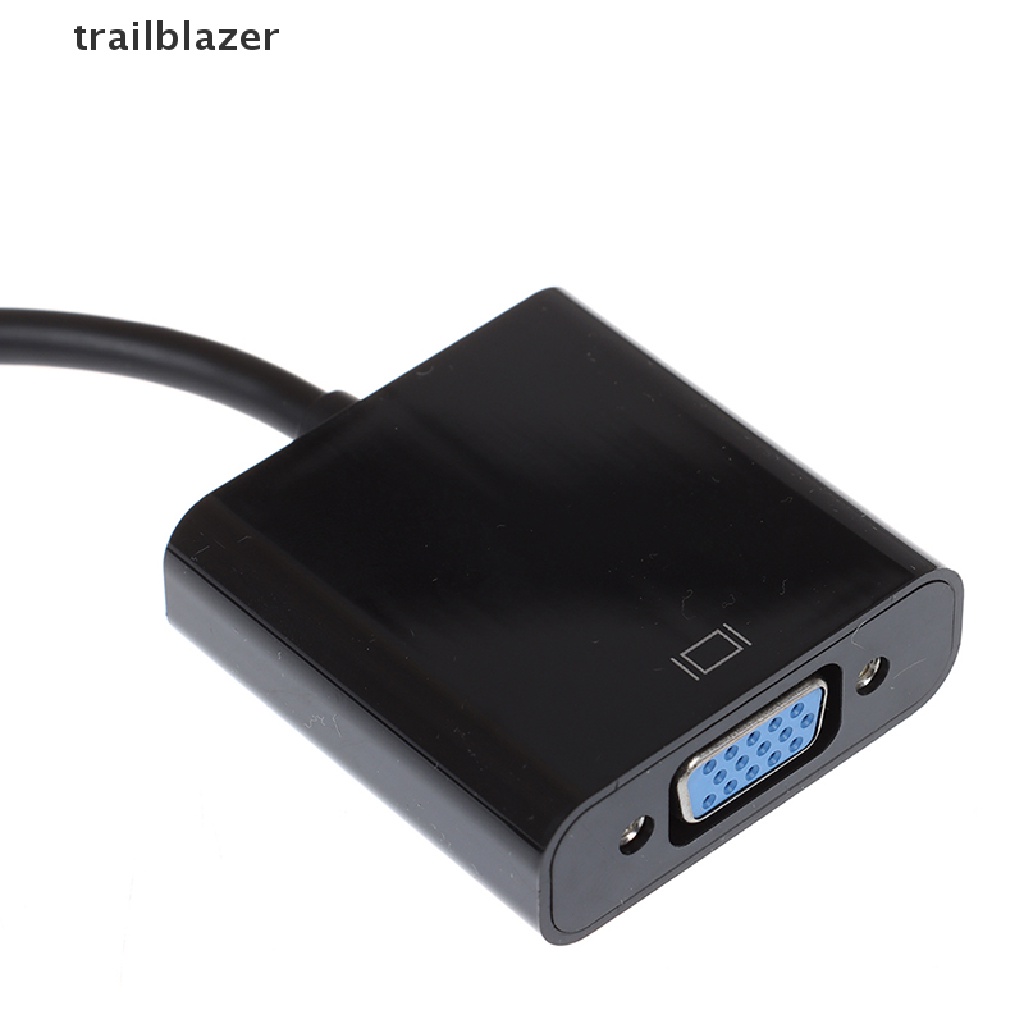 trailblazer Black HDMI to VGA adapter cable Projector monitor HD converter cable UIO