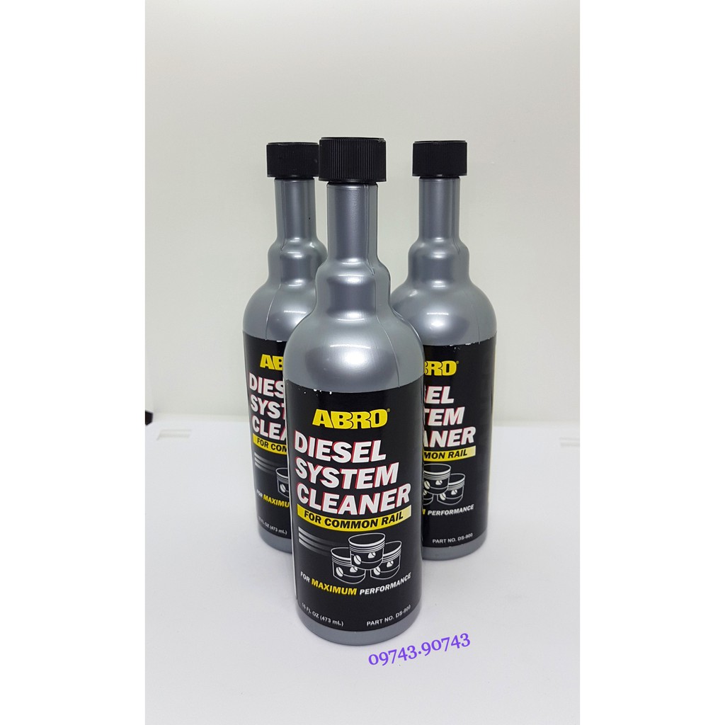 Dung Dịch Súc Béc HTNL Dầu Động Cơ Ô Tô ABRO-DIESEL SYSTEM CLEANER 473ml