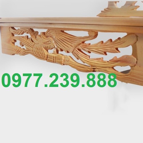 bàn thờ gỗ pơmu 81cm