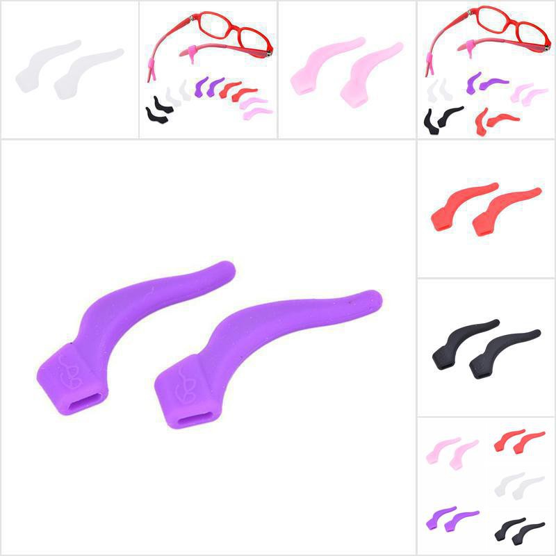 1 Cặp Kẹp Giữ Mắt Kính Bằng Silicone Tiện Dụng