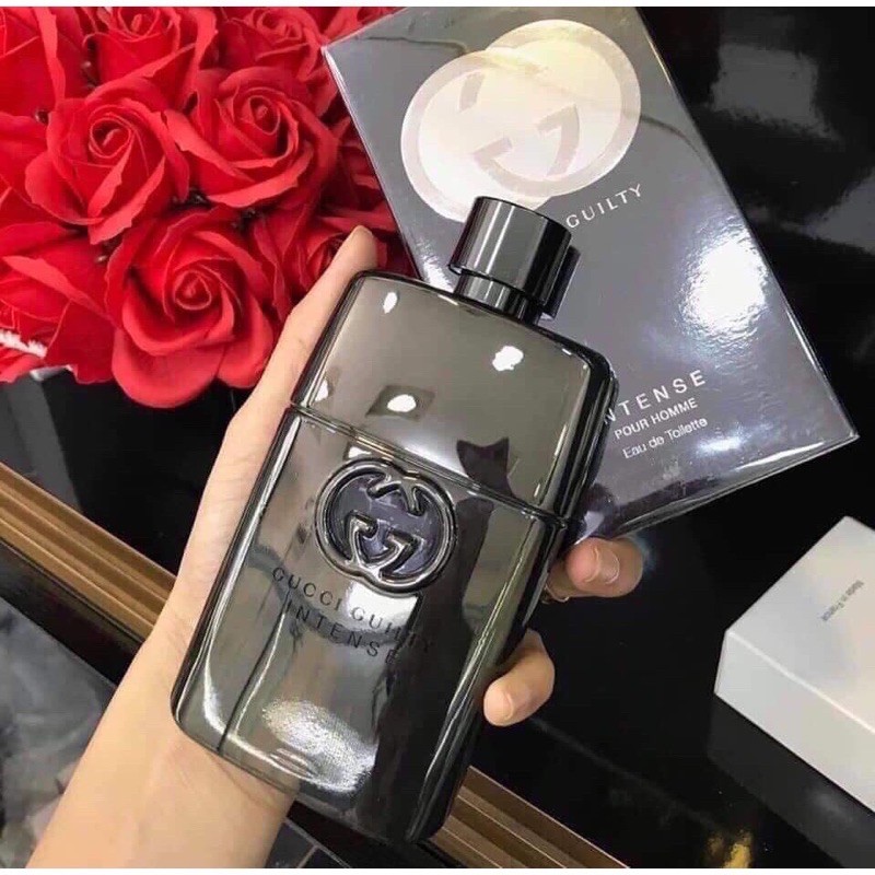 ( LOẠI A ) NƯỚC HOA GUCCI GUILTY đen cho nam, chai chiết nuoc hoa nam nu gucci đen nước hoa gucci mini chính hãng giá rẻ