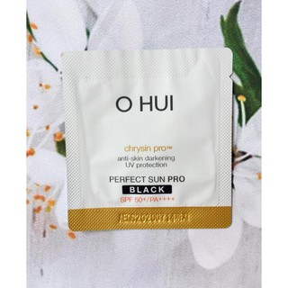 10  gói Kem chống nắng OHUI Perfect Sun Pro Black SPF50/PA++++