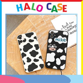 Ốp Lưng Iphone - Ốp Iphone Vuông Bò Mi.ke Bảo Vệ Camera Iphone