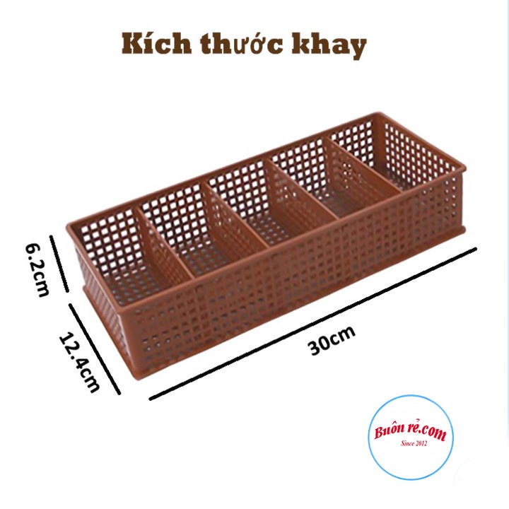 Khay Nhựa Nguyên Chất 5 Ngăn Song Long (MS:2797) - Buôn rẻ 00799 | BigBuy360 - bigbuy360.vn