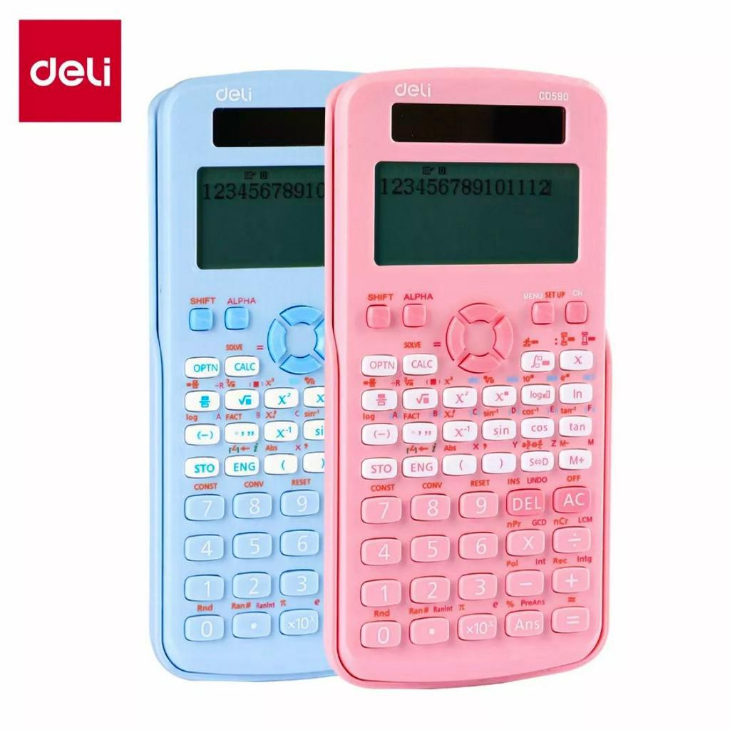 Máy tính kỹ thuật Deli ED991ES - Gồm 417 chức năng tính toán - Máy tính đạt chuẩn vào phòng thi, Đủ màu sắc