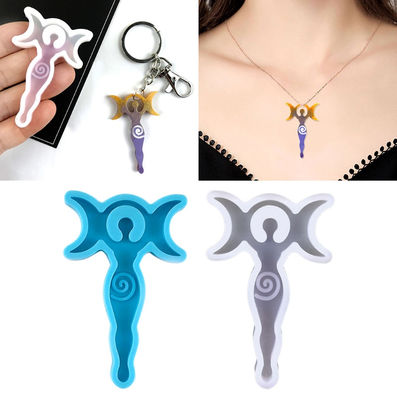 Sa Khuôn Silicon Làm Móc Khóa Trang Sức DIY