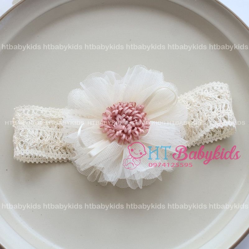 [ LAST SALE ] Băng Đô Bé Gái Kiểu Mới  - Đính Hoa Tuyết Xinh Yêu