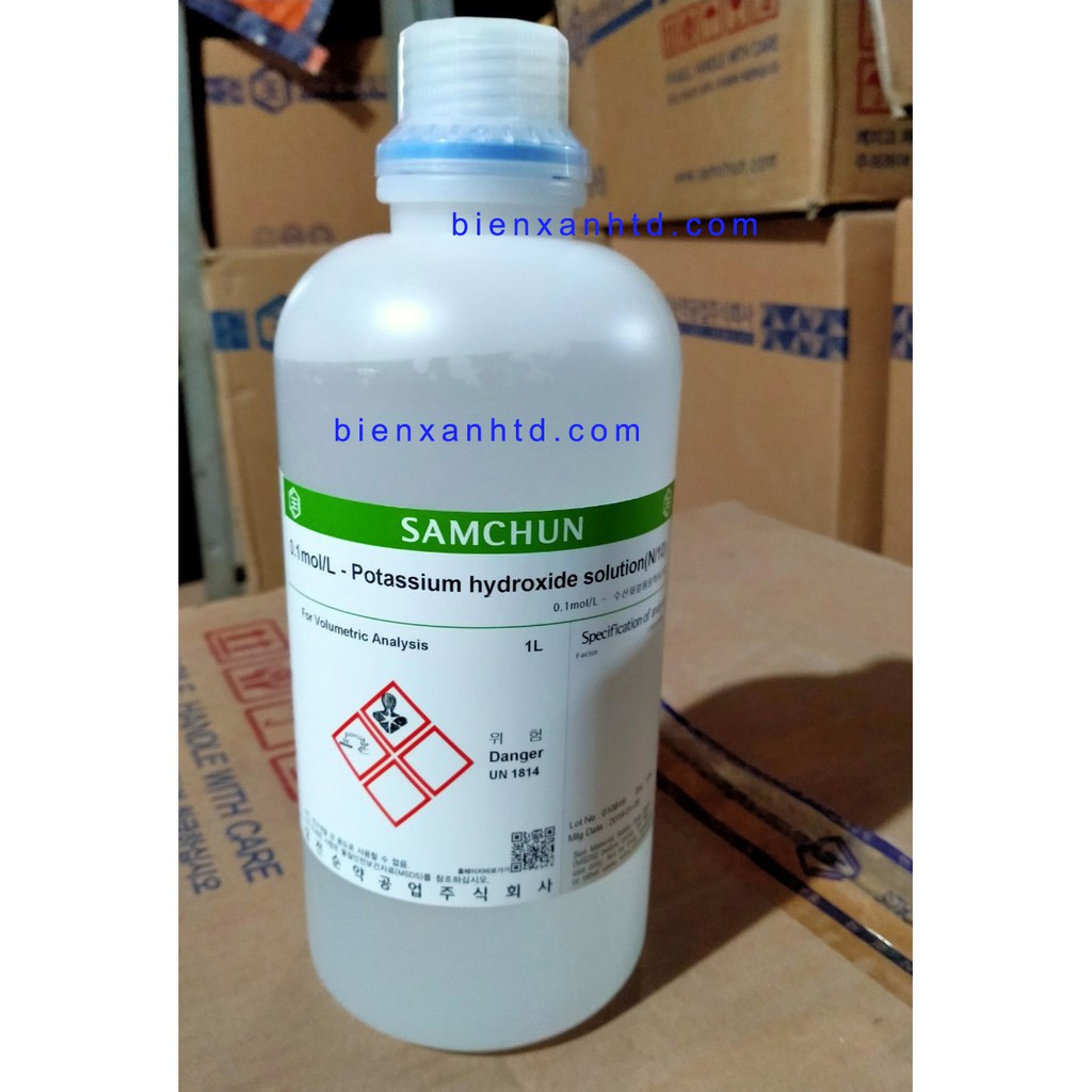 0.1mol/L Potassium hydroxide KOH  Cas 1310-58-3