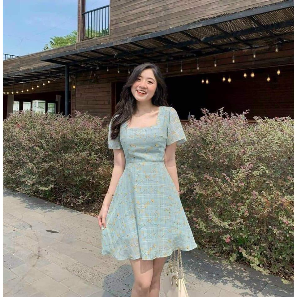 Đầm voan nữ, đầm đẹp chất mát, hàng chuẩn bán shop, phom dưới 52kg, kiểu dáng dễ mặc mùa hè | BigBuy360 - bigbuy360.vn