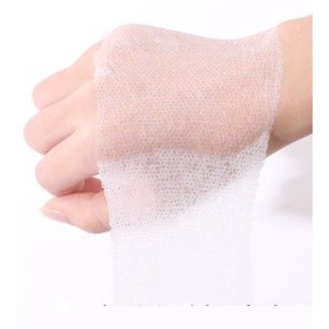 Bông cotton pad lotion mask đắp toner gói gồm 40 miếng bông tẩy trang mỏng co giãn tốt