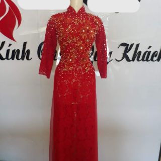 Combo Áo Dài cô dâu kèm quần phi cùng màu