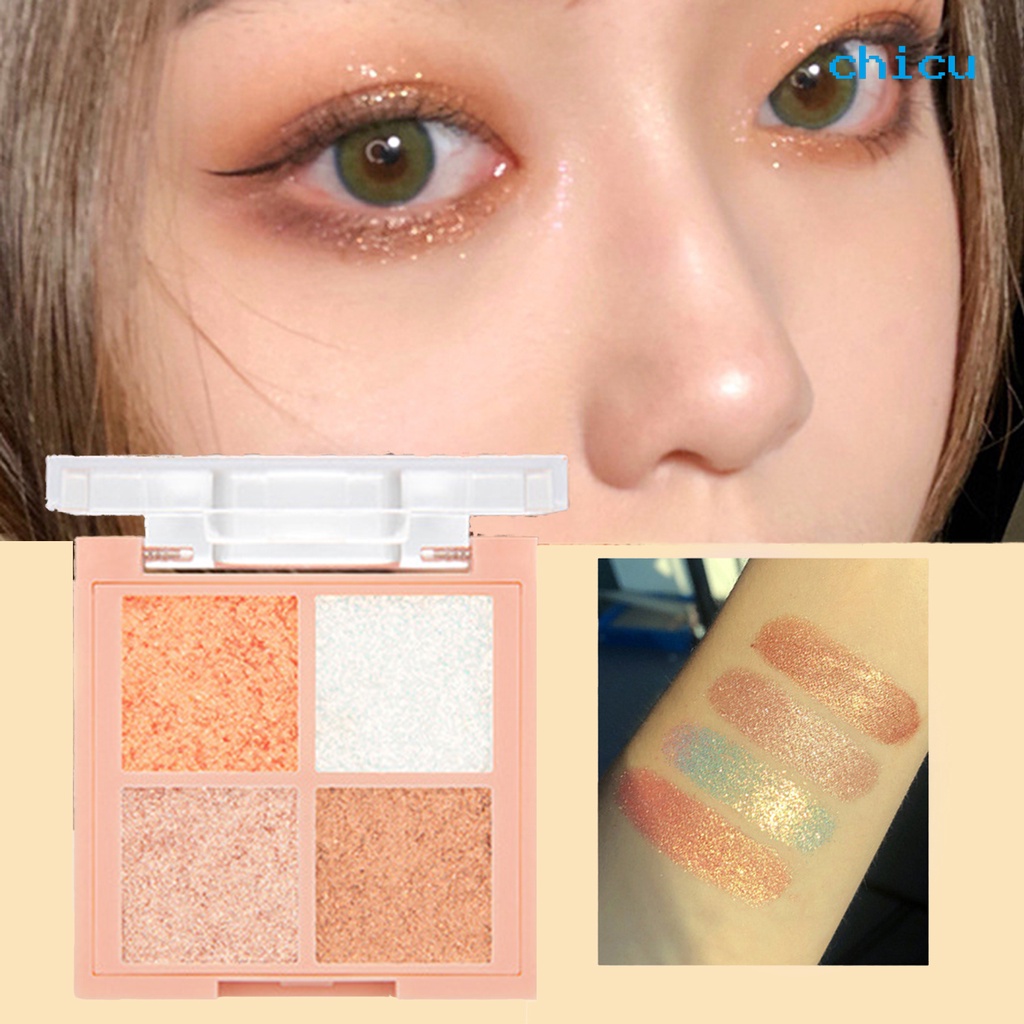 (Hàng Mới Về) Bảng Phấn Mắt 6g Lâu Trôi Không Nhòe 4 Màu Sắc Kết Hợp