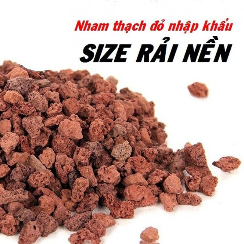 Nham thạch đỏ size nhỏ rải nền 1-2 (1kg)