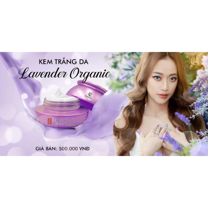 Kem trắng da ban ngày Linh Nhâm [kem dưỡng ngày Lavender Organic Linh Nhâm]