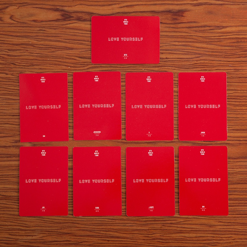 Thẻ Ảnh Mini Hình Nhóm Nhạc BTS Love Yourself