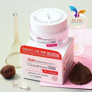 Kem dưỡng trắng da Angel's Liquid 7Day Whitening Program Glutathione 700 V-Cream 50ml
