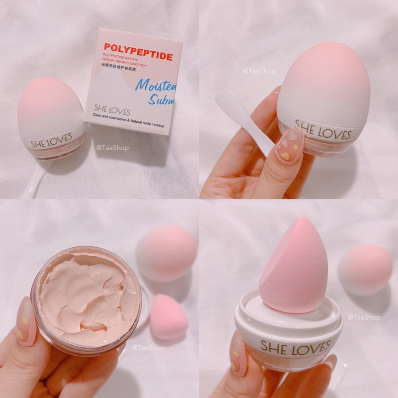 KEM NỀN QUẢ TRỨNG KÈM MÚT TÁN 🍑 | BigBuy360 - bigbuy360.vn