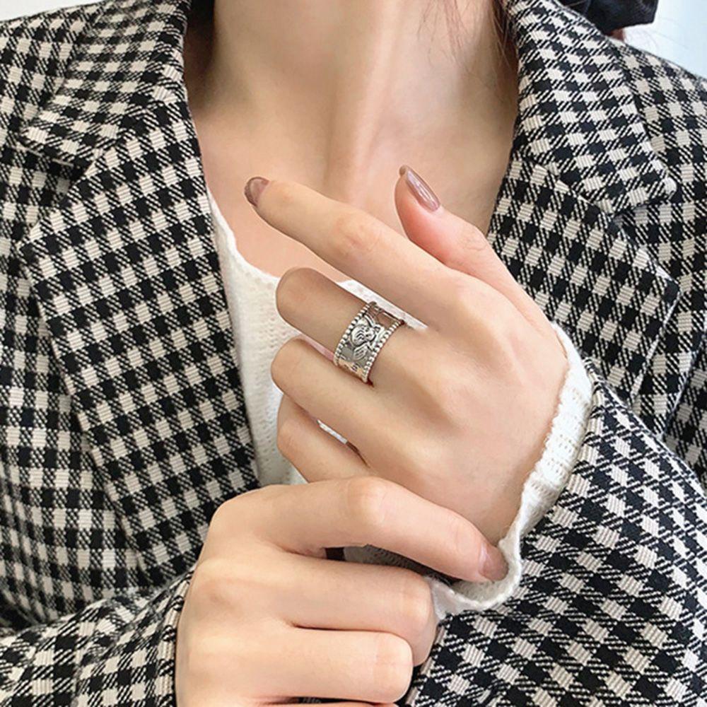 Nhẫn May Mắn Phong Cách Hàn Quốc Đơn Giản Dành Cho Nam