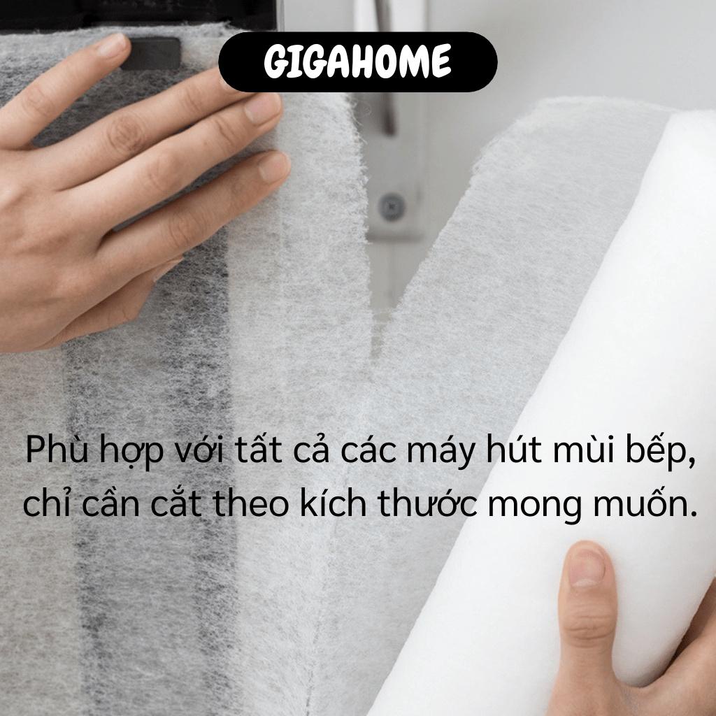 Giấy Dán Máy Hút Mùi Nhà Bếp GIGAHOME Giấy Lọc Dầu, Thấm Dầu Trong Suốt 10m 8107