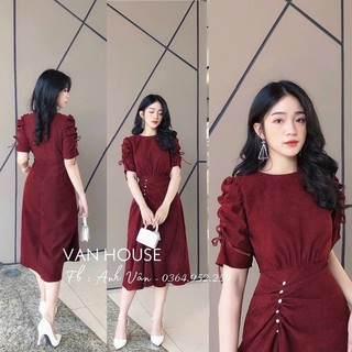 ĐẦM TAY RÚT BIGSIZE 55-90kg (có size, có sẵn) dáng dài qua gối