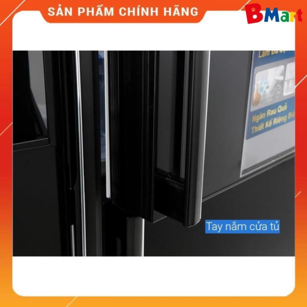 [ VẬN CHUYỂN MIỄN PHÍ KHU VỰC HÀ NỘI ] Tủ lạnh Hitachi Side by side 3 cửa màu đen R-FM800GPGV2(GBK) - [ Bmart247 ]  - BM