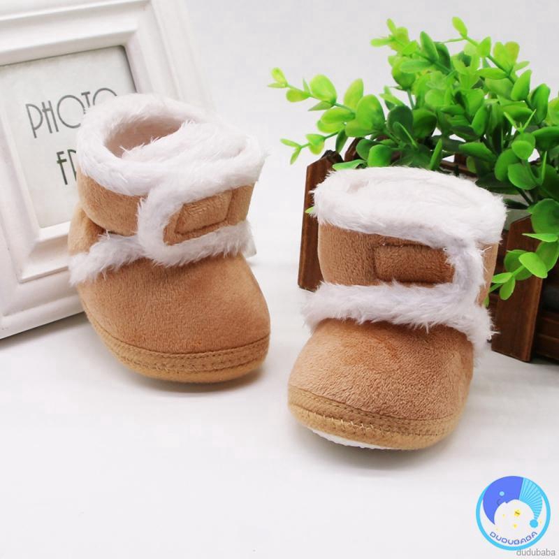 Giày bốt cổ cao đế mềm chống trượt thời trang cho bé từ 0-18 tháng tuổi