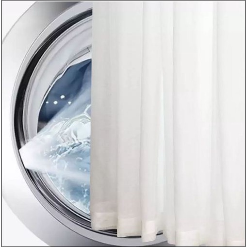 Bộ 2 tấm Rèm Vải Tuyn Trắng Trang Trí Phòng Khách Hiện Đại 1mx2m/ tấm