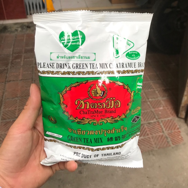 Trà xanh Thái Lan sịn loại 1 - Trà làm trà sữa - Trà Thái Lan 200g