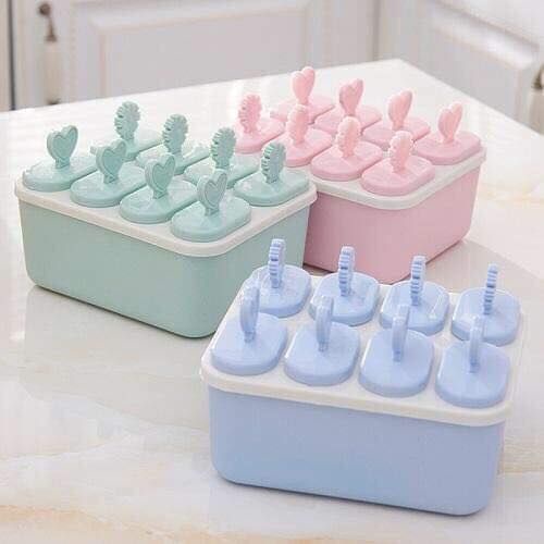 Bộ khuôn làm kem các mẫu 6 và 8 que