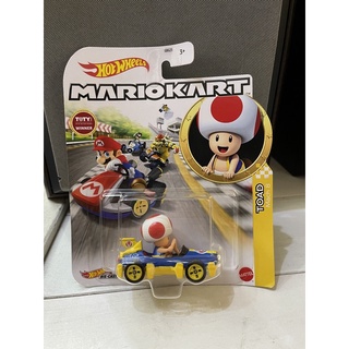 Xe mô hình đồ chơi hotwheels 1:64 - mario kart - toad