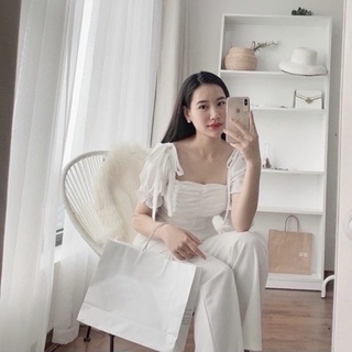 Áo peplum tay nhún bigsize 50-90kg