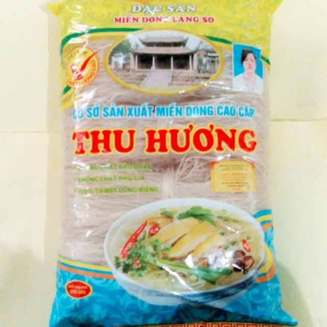 1 Kg Miến dong sạch xuất khẩu Làng So Thu Hương, không tẩy, dai ngon đặc biệt